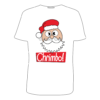 A cartoon Santa face above the text 'Chrimbo!'