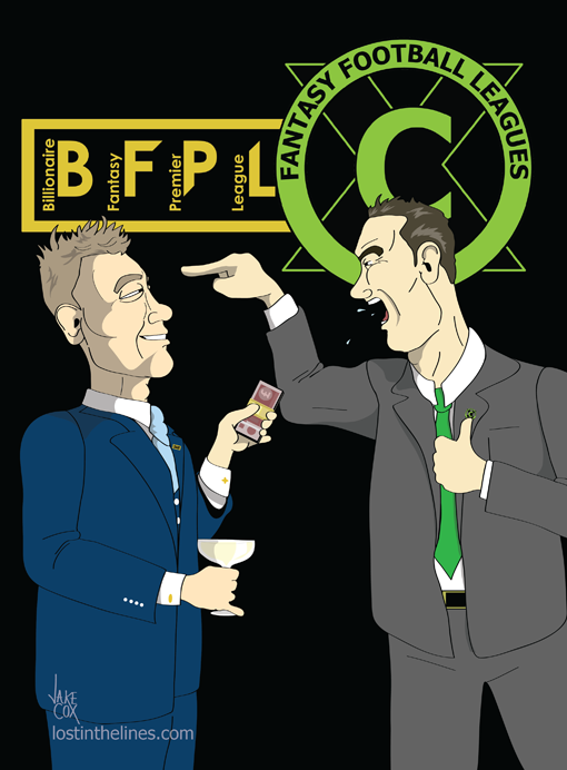 The president and chairman of the respective Billionaire Fantasy Premier League (BFPL) and CX Fantasy Football Leagues (CXFFL) have a confrontation